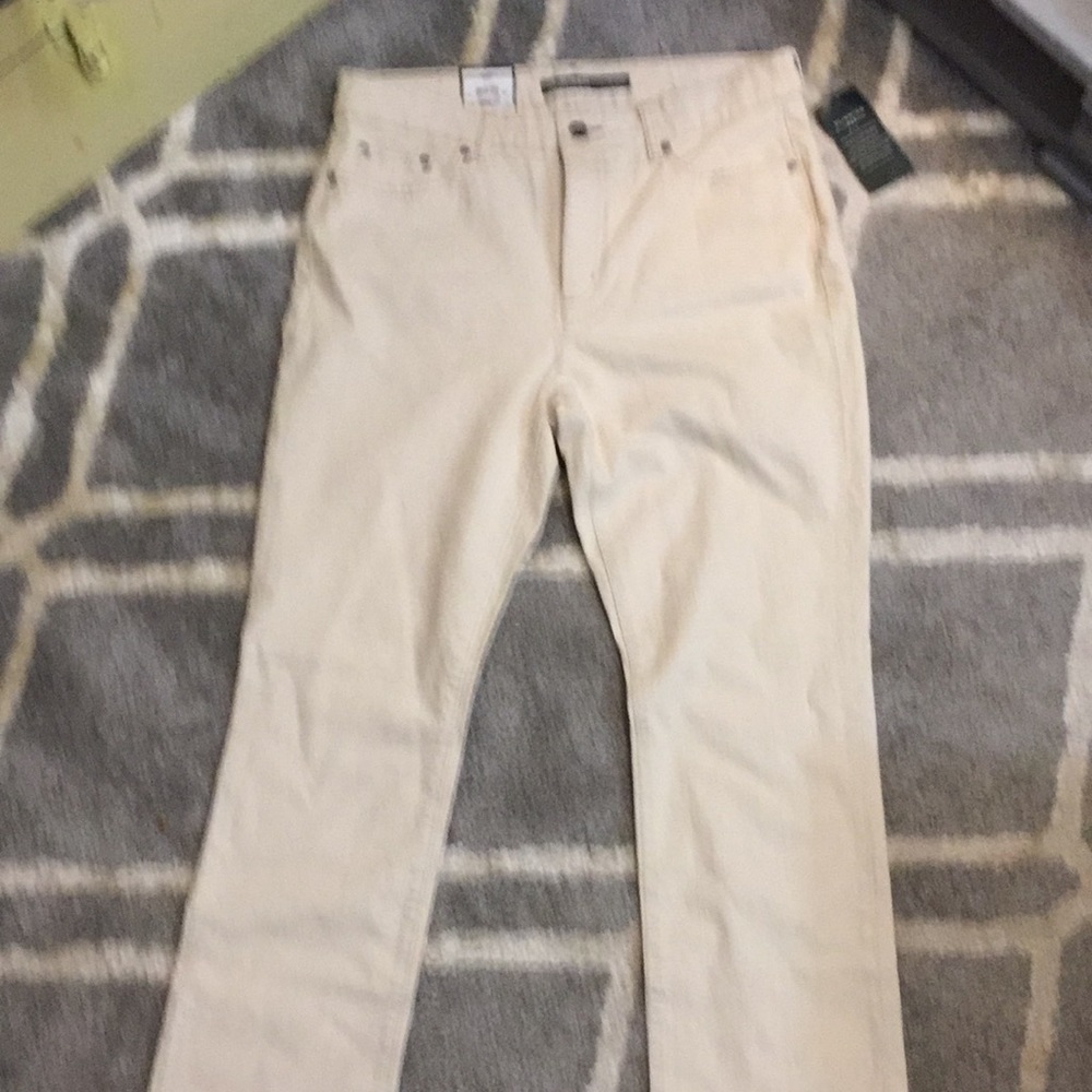 Ralph Lauren women’s jeans size 12 color natural